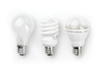 LED Fluorescent and Incandescent Light Bulbs