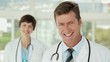 Attractive Medical Team Smiling Attractive Medical Team Smiling