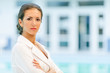 Portrait of charming dark-haired woman Portrait of charming dark-haired woman