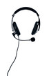 headphones isolated