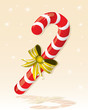 Vector: Christmas candy cane Christmas candy cane