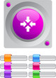 Click here color round button.