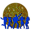 Discokugel - Tanzparty