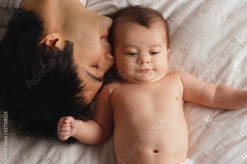 Photo: Father With Baby Father With Baby