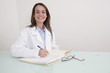 Smiling doctor