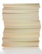 stack of cards on reflective plane