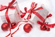 Christmas gift with tapes, new year ornaments Christmas gift with tapes, new year ornaments