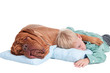 Two friends asleep