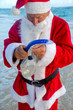 Santa claus on vacation