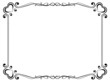 Vector calligraphy ornamental decorative frame with heart Vector calligraphy ornamental decorative frame with heart
