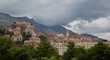 View of Corte, Corsica, France