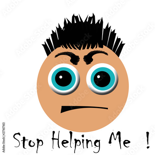 Illustration: stop helpimg me stop helpimg me