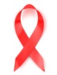 aids awareness red ribbon