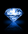 diamond on dark background