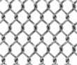 Seamless chainlink fence
