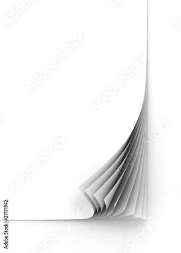Illustration: blank paper sheets blank paper sheets