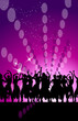 girls at a party silhouette