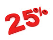 twenty five percent