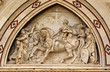 Basilica of Santa Croce Facade Florence Italy Cross Horse Basilica of Santa Croce Facade Florence Italy Cross Horse