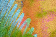 Photo: Modern style graffiti on brick wall. Modern style graffiti on brick wall.