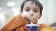 boy drinks a cocktail