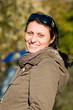 Portrait of happy woman outdoors Portrait of happy woman outdoors
