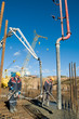 workers on concrete works