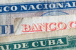 Cuban peso money Cuban peso money