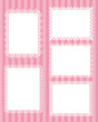 square lace stripes background
