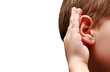 boy listens attentively boy listens attentively