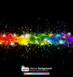 Colorful gradient paint splashes vector background. Eps10 Colorful gradient paint splashes vector background. Eps10