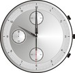 10 Uhr exakt abend Silberuhr Nachts 22 Uhr