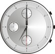 7 Uhr exakt silber uhr