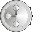 Neun Uhr Uhrzeit 9