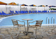 Swimming pool in hotel