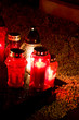 candles on the graveyard