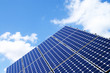 Solaranlage aus der Nähe