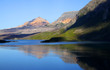 Glacier natiional park shot in the morning time