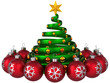 Christmas tree modern and stylized (Hi-Res)
