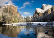 Yosemite Valley in winter