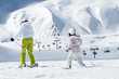 Ski lesson