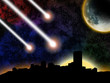 Comets attack city