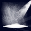 Movie or theatre curtain with some glitters on it