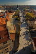 View of street and Charles Bridge