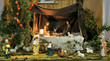 crèche pour la fête de Noël