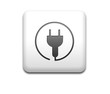 Boton cuadrado blanco enchufe eléctrico