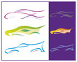 Vektor: Ensemble Icones - Voiture Automobile pour Logos Ensemble Icones - Voiture Automobile pour Logos