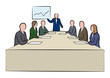 Meeting und Vortrag