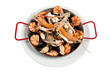 Seafood, isolated on white Seafood, isolated on white
