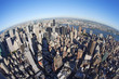 Photo: New York cityscape with fisheye New York cityscape with fisheye